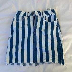 Hollister 00 striped skirt